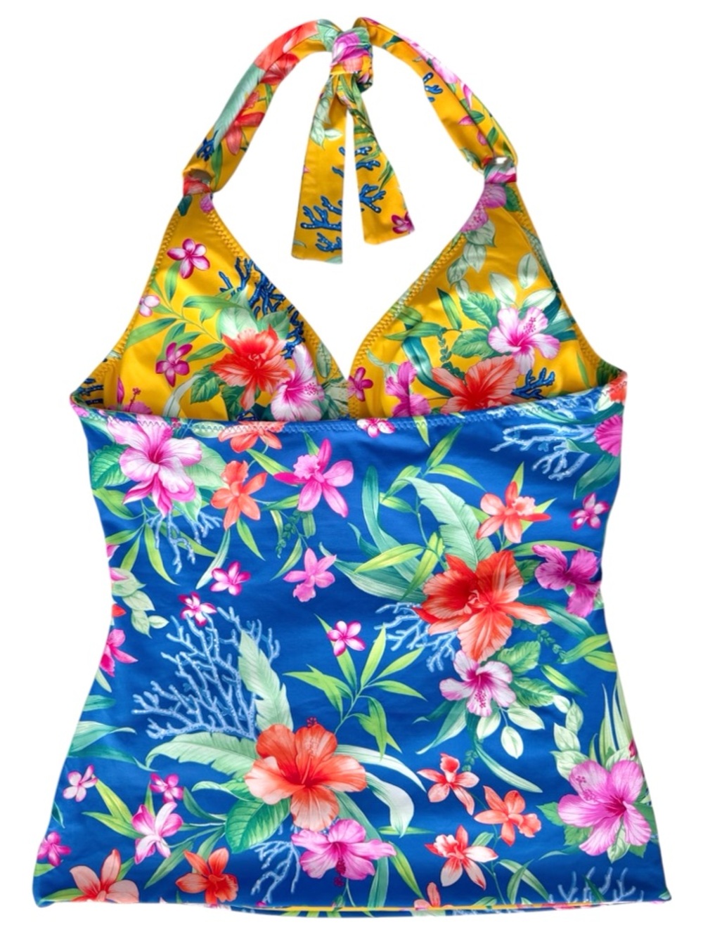 Tommy Bahama Isola Vita Reversible Halter Tankini Top - Picture 9 of 15